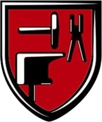 Escudo del Gremi de Serrallers de Catalunya, gremio de cerrajeros del que somos agremiados
